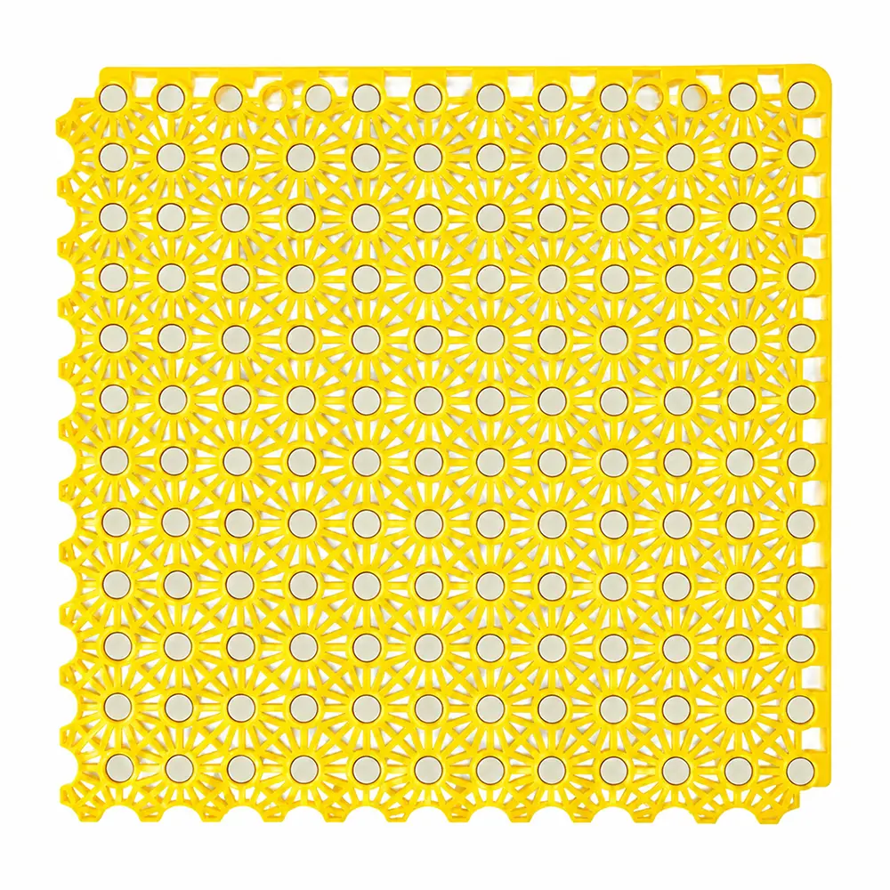 HY011 yellow sunflower elastic cushion sports tile ii, product view
