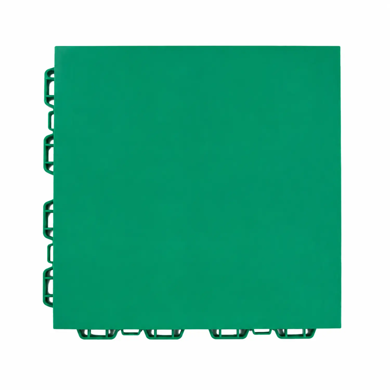 HY017-C grass green smooth flat tile with integrated cushion layer, product view